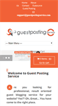 Mobile Screenshot of guestpostingservice.com